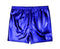 Adult Metallic Blue Shorts